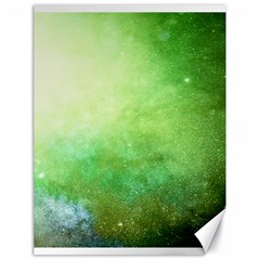 Galaxy Green Canvas 18  X 24   by snowwhitegirl