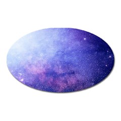 Galaxy Oval Magnet by snowwhitegirl