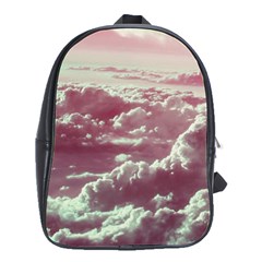 In The Clouds Pink School Bag (large) by snowwhitegirl