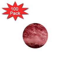 Red  Ocean Splash 1  Mini Buttons (100 Pack)  by snowwhitegirl