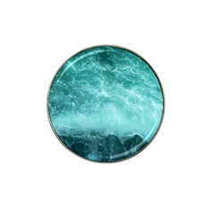 Green Ocean Splash Hat Clip Ball Marker by snowwhitegirl