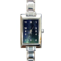 Galaxy Sky Rectangle Italian Charm Watch by snowwhitegirl