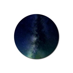 Galaxy Sky Rubber Coaster (round) 