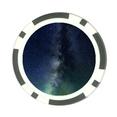 Galaxy Sky Poker Chip Card Guard by snowwhitegirl