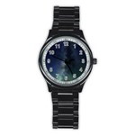 Galaxy Sky Stainless Steel Round Watch Front