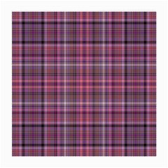 Pink Plaid Medium Glasses Cloth (2-side) by snowwhitegirl