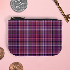 Pink Plaid Mini Coin Purse by snowwhitegirl