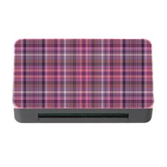 Pink Plaid Memory Card Reader With Cf by snowwhitegirl