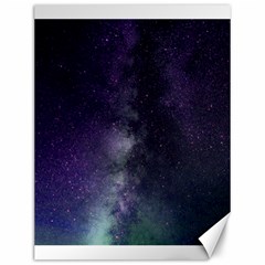 Galaxy Sky Purple Canvas 12  X 16   by snowwhitegirl