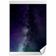 Galaxy Sky Purple Canvas 12  X 18   by snowwhitegirl