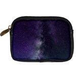 Galaxy Sky Purple Digital Camera Leather Case Front