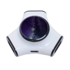 Galaxy Sky Purple 3-port Usb Hub by snowwhitegirl