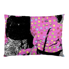 Weird Smile Pillow Case by snowwhitegirl