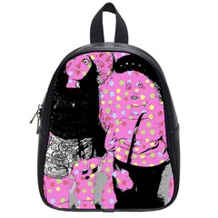 Weird Smile School Bag (small) by snowwhitegirl