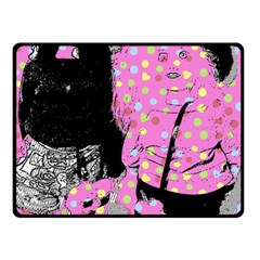 Weird Smile Double Sided Fleece Blanket (small)  by snowwhitegirl