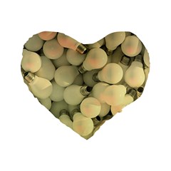 Bulbs Standard 16  Premium Heart Shape Cushions by snowwhitegirl