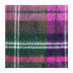 Pink Plaid Flannel Medium Glasses Cloth (2-side) by snowwhitegirl