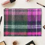 Pink Plaid Flannel Cosmetic Bag (XL) Front