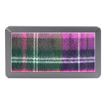 Pink Plaid Flannel Memory Card Reader (Mini) Front