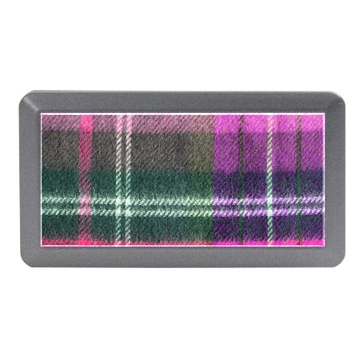 Pink Plaid Flannel Memory Card Reader (Mini)