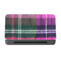 Pink Plaid Flannel Memory Card Reader With Cf by snowwhitegirl