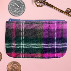 Pink Plaid Flannel Large Coin Purse by snowwhitegirl