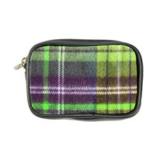 Neon Green Plaid Flannel Coin Purse by snowwhitegirl