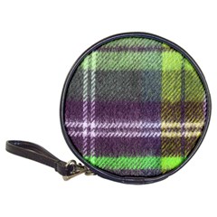 Neon Green Plaid Flannel Classic 20-cd Wallets by snowwhitegirl