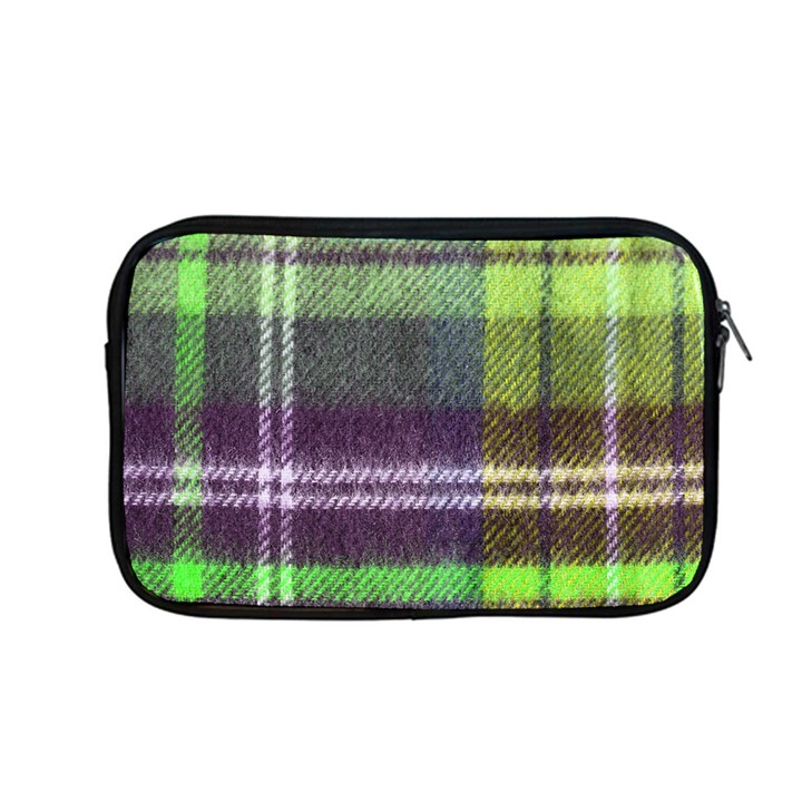 Neon Green Plaid Flannel Apple MacBook Pro 13  Zipper Case