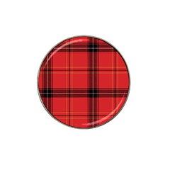 Red Plaid Hat Clip Ball Marker (10 Pack) by snowwhitegirl