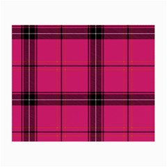 Dark Pink Plaid Small Glasses Cloth by snowwhitegirl