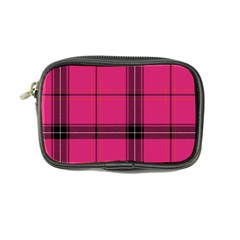 Dark Pink Plaid Coin Purse by snowwhitegirl