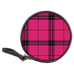 Dark Pink Plaid Classic 20-cd Wallets by snowwhitegirl