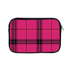 Dark Pink Plaid Apple Ipad Mini Zipper Cases by snowwhitegirl