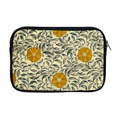 Japanese Floral Orange Apple Macbook Pro 17  Zipper Case by snowwhitegirl