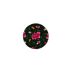 Pink Japan Floral 1  Mini Buttons by snowwhitegirl