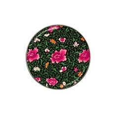 Pink Japan Floral Hat Clip Ball Marker by snowwhitegirl