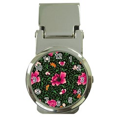 Pink Japan Floral Money Clip Watches by snowwhitegirl