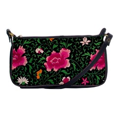 Pink Japan Floral Shoulder Clutch Bag by snowwhitegirl