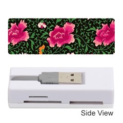 Pink Japan Floral Memory Card Reader (stick) by snowwhitegirl