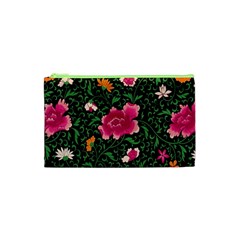 Pink Japan Floral Cosmetic Bag (xs) by snowwhitegirl