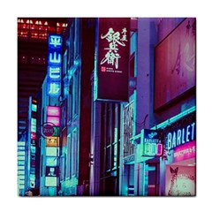 Japan City Tile Coasters