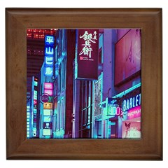 Japan City Framed Tiles