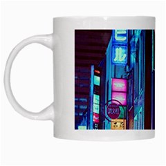 Japan City White Mugs