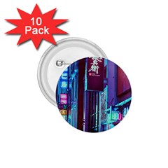 Japan City 1.75  Buttons (10 pack)