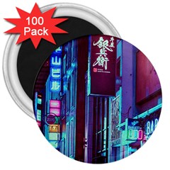 Japan City 3  Magnets (100 pack)