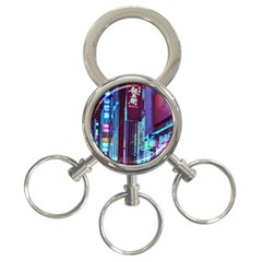 Japan City 3-Ring Key Chains