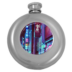 Japan City Round Hip Flask (5 oz)