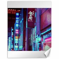 Japan City Canvas 12  x 16  