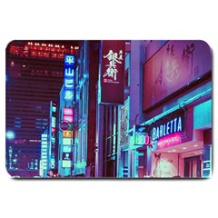 Japan City Large Doormat  by snowwhitegirl